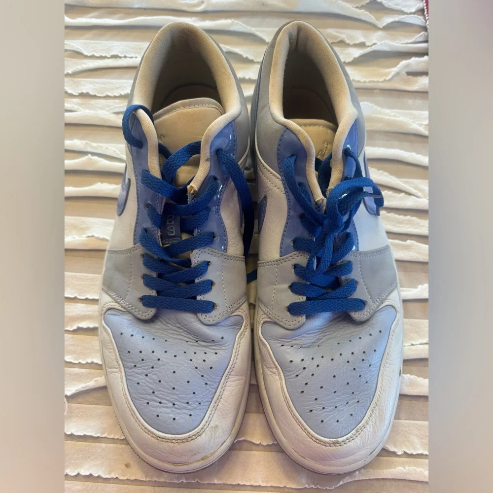 Air Jordan 1 Low SE Mighty Swooshers Nike Sneakers Men’s 11 Blue White Leather